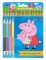 Mini omalovánky s pastelkami Prasátko Peppa Mini omalovánky s pastelkami Prasátko Peppa