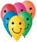 Balonky nafukovací 10" Karneval Smile 10 ks v sáčku Balonky nafukovací 10" Karneval Smile 10 ks v sáčku