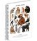 Spirálový blok Animalium - Primáti, čtverečkovaný, A4 Spirálový blok Animalium - Primáti, čtverečkovaný, A4