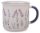 Porcelánový hrnek 440ml - levandule Porcelánový hrnek 440ml - levandule