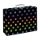 Kufřík lamino hranatý A4 Oxy Go - Dots