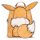 Pokémon Batůžek mini chlupatý - Eevee