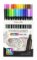 Linery PENTEL akvarelové 0,4 mm, 24ks