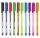 Kores Kuličkové pero K1 Pen Super Slide 1 mm - sada 10 barev(modrá, černá, červená, zelená, tyrkysová, světle zelená, fialová, růžová, oranžová, hnědá)