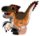EUGY 3D kartonová skládačka - Velociraptor EUGY 3D kartonová skládačka - Velociraptor