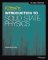 Kittel´s Introduction to Solid State Physics, Global Edition