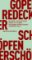 Schöpfen und Erschöpfen Schöpfen und Erschöpfen