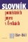 Slovník pomístních jmen v Čechách III. (Bav-Bíd) Slovník pomístních jmen v Čechách III. (Bav-Bíd)