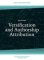 Versification and Authorship Attribution Versification and Authorship Attribution