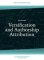 Versification and Authorship Attribution Versification and Authorship Attribution