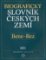 Biografický slovník českých zemí, 4. sešit (Bene-Bez) Biografický slovník českých zemí, 4. sešit (Bene-Bez)
