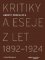 Kritiky a eseje z let 1892-1924