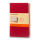 Moleskine: Sešity 3 ks linkované červené S Moleskine: Sešity 3 ks linkované červené S