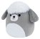 Squishmallows Šedobílý ovčácký pes - Arnold 13cm