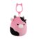 Squishmallows Klíčenka Černo růžová kráva - Pollyanna 9 cm