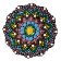 Sada na tečkování, 10 cm - Mandala 2
