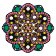 Sada na tečkování, 20 cm - Mandala 2