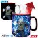 Naruto set 3D Hrnek měnící 460 ml + podtácek - Akatsuki