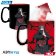 Naruto set 3D Hrnek měnící 460 ml + podtácek - Akatsuki