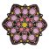 Dřevěný výřez k dekoraci Gomille, 10 cm - Mandala 3