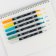 Tombow ABT Dual Pen Brush sada oboustranných štětcových fixů - Lemon Squeezy 6 ks
