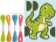 HEYDA vyšívací set - dinosaurus