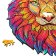 UNIDRAGON dřevěné puzzle - Lev, velikost KS (31x40cm)