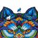 UNIDRAGON dřevěné puzzle - Vlk, velikost M (25x33cm)
