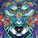 UNIDRAGON dřevěné puzzle - Vlk, velikost M (25x33cm)