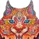 UNIDRAGON dřevěné puzzle - Rys, velikost M (22x33cm)
