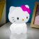 SquishyGlo Silikonové světlo - Hello Kitty
