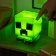 SquishyGlo Silikonové světlo Minecraft - Creeper