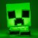 SquishyGlo Silikonové světlo Minecraft - Creeper