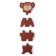 Dřevěné puzzle pro děti pan opičák