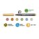 Carioca fixy Metallic, maxi hrot - 6 ks