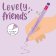 Gelové Pero Se Zvířátkem- Lovely Friends - Bunny