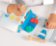 JOVI BABY plastelína 4x38g + 3 dřevěná razítka