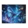 Dřevěné puzzle/Fluorescentní motýl A3