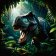 Kalendář 2027 poznámkový: Dinosauři, 30 x 30 cm