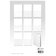 Základy na vánoční přání Studio Light, A6, 24 l. - Stříbrné vzory