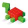 Geomag Magicube - Green line 128 dílků