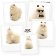 Plyšová hračka Alpaca SMALL – BLOND