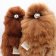 Plyšová hračka Alpaca LARGE MONSTER FLUFF – HAZELNUT
