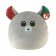 Ty Squish-a-Boos CHIPPER - šedá myš 22 cm