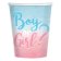 Kelímky papírové "Boy or Girl" 250 ml - 8 ks
