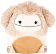 Squishmallows Krémový Bigfoot - Diva 30 cm