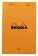 Poznámkový blok Basics N°14, linkovaný, 80l, 80g, oranžový