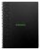 Greenbook kroužkový, A5+, linkovaný, 80 listů, 90g FSC, soft desky 350g, děrování, černý