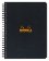 Rhodia Classic, zápisník A5+, 80listů, Linka, černý