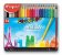 Pastelky Maped Color'Peps Metal Box Aqua 24 barev + štětec